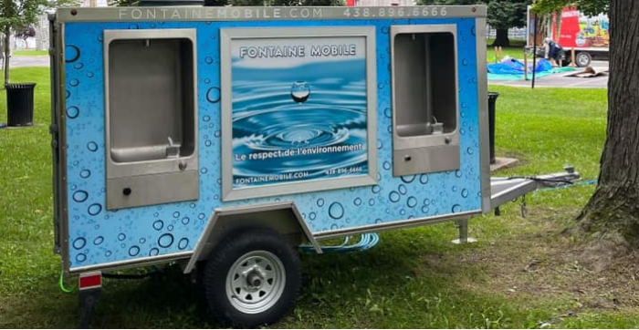 Fontaine Mobile - Stations d'eau potable écologique pour vos événements partout au Québec!