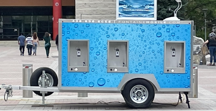 Mobile Watering - Eco-Friendly Drinking Water Stations for Your Events Across Quebec!